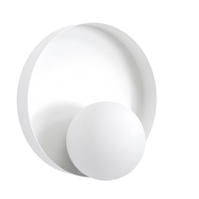 Aplique de pared Halvia blanco