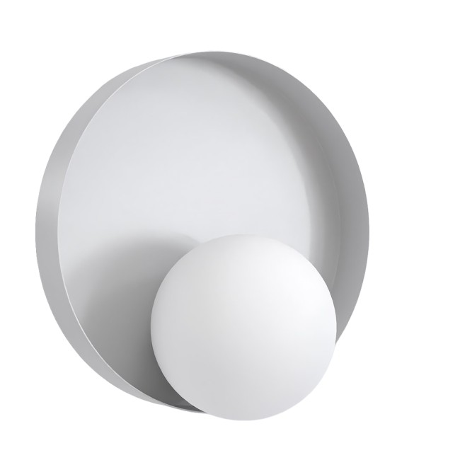 Aplique de pared Halvia gris