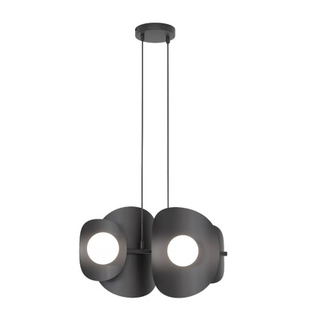 Lámpara colgante Lithora negro (4 luces)