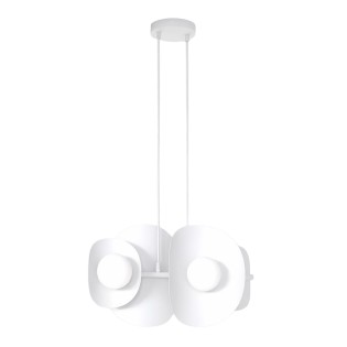 Lámpara colgante Lithora blanco (4 luces)