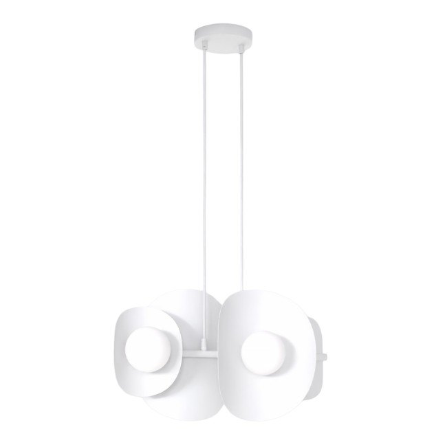 Lámpara colgante Lithora blanco (4 luces)