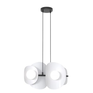 Lámpara colgante Lithora gris (4 luces)