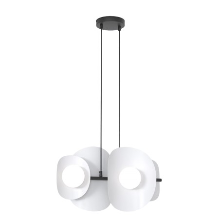 Lámpara colgante Lithora gris (4 luces)