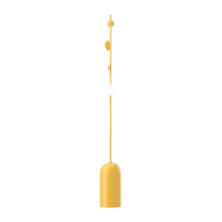 Lámpara de pie Tandem naranja (4 luces)