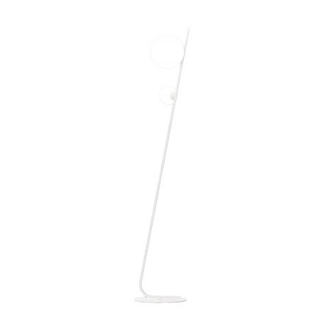 Zayra white floor lamp (2 lights)