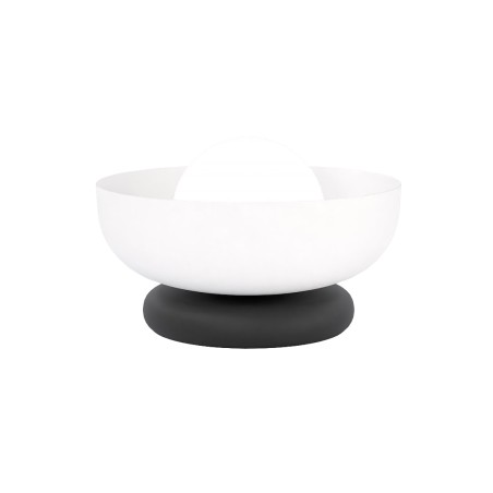 Lámpara de mesa Fenko blanco+negro