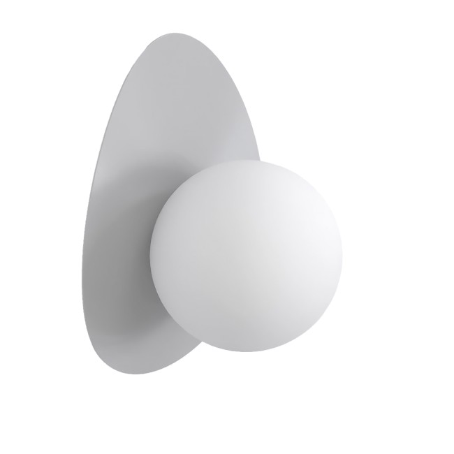 Aplique de pared Neru gris