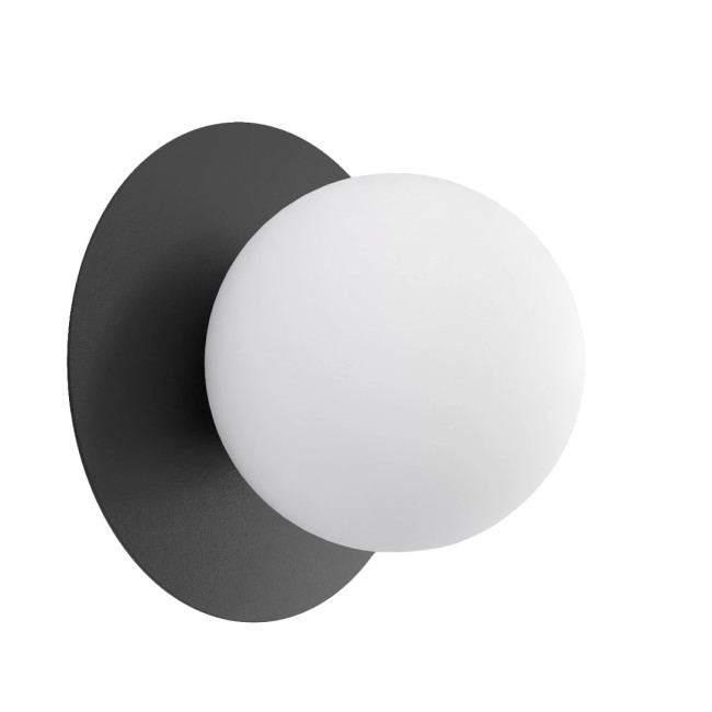 Aplique de pared Zalko negro