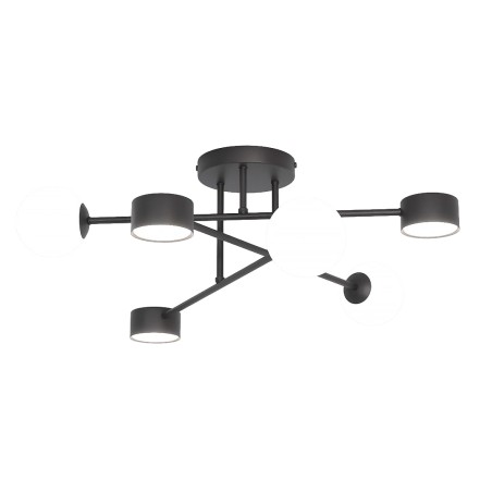 Lámpara de techo Varli negro (6 luces)