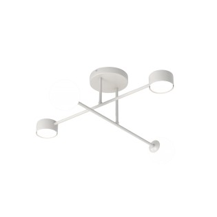 Lámpara de techo Varli gris (4 luces)