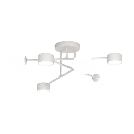 Lámpara de techo Varli gris (6 luces)