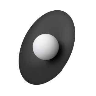 Aplique de pared Buli negro
