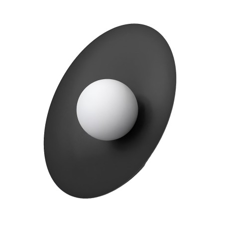 Aplique de pared Buli negro