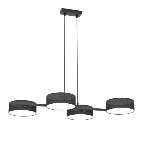 Troma black pendant lamp (4 lights)