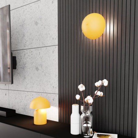 Konvi orange wall sconce (2 lights)