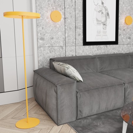 Lámpara de pie Zuko naranja (3 luces)