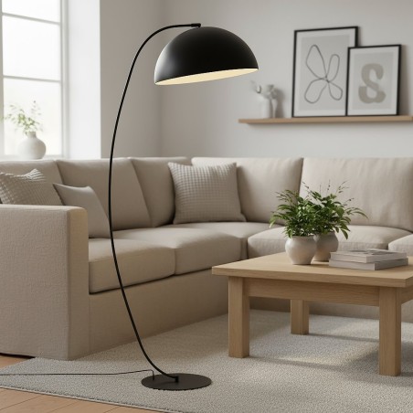 Lynox black floor lamp