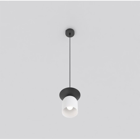Lorenza pendant lamp white+black