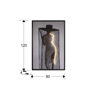 copy of Cuadro con luz LED Violonchelo (80x120cm.)