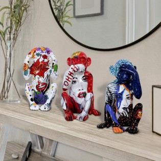 Set of 3 decorative figures The Three Wise Monkeys