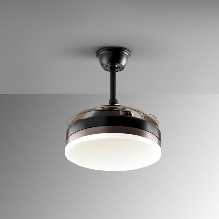 LED ceiling fan retractable blades Vento Mini CCT Dim (24W)