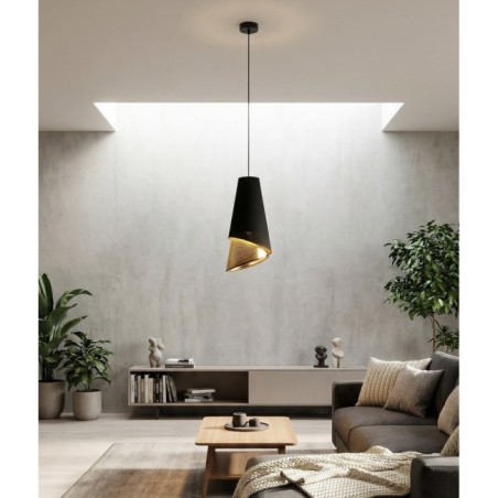 Vist Black+Gold Pendant Lamp