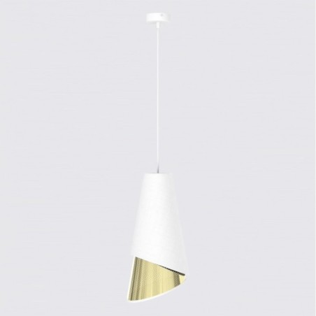 Vist White+Gold Pendant Lamp