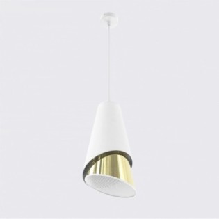 Vist White+Gold Pendant Lamp