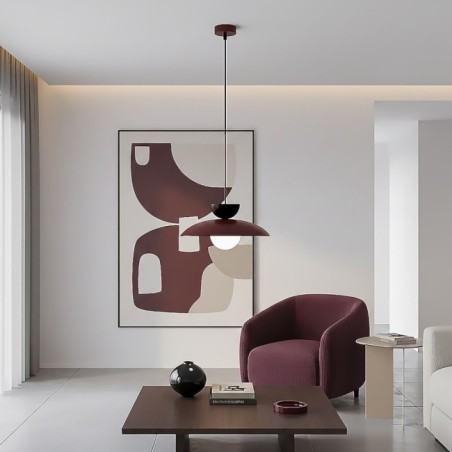 Duna Bordeaux Pendant Lamp