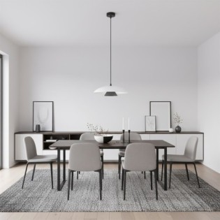 Tisa White+Black Pendant Lamp