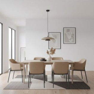 Tisa Moca+Black Hanging Lamp