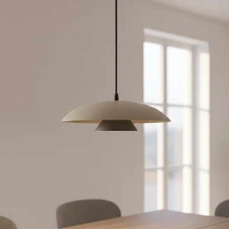 Tisa Moca+Black Hanging Lamp