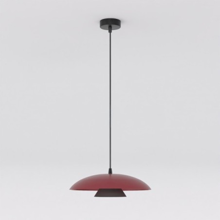 Tisa Burgundy+Black Pendant Lamp