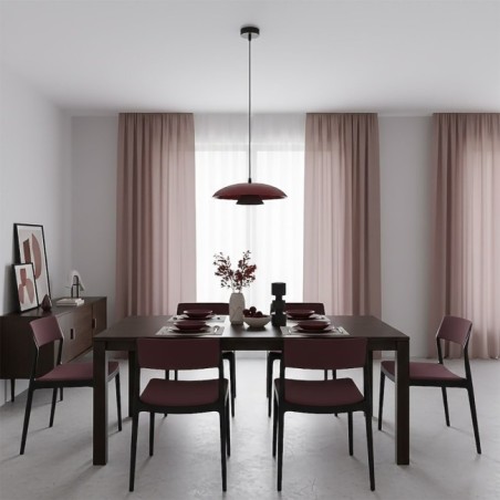 Tisa Burgundy+Black Pendant Lamp