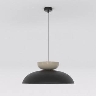 Sava Black + Mocha Pendant Lamp