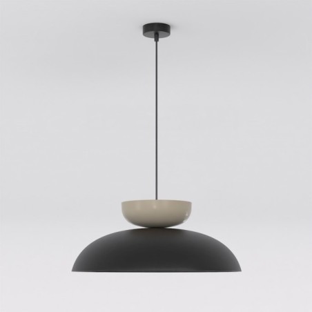 Sava Black + Mocha Pendant Lamp