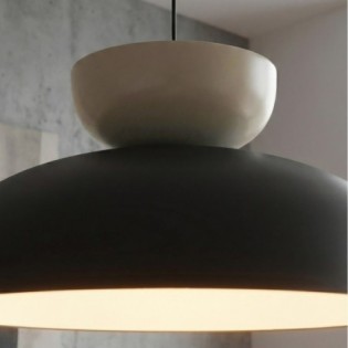 Sava Black + Mocha Pendant Lamp