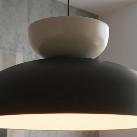 Sava Black + Mocha Pendant Lamp