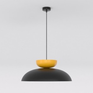 Sava Black+Yellow Pendant Lamp
