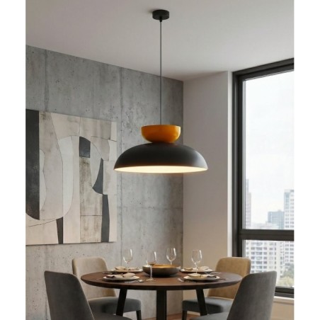 Sava Black+Yellow Pendant Lamp