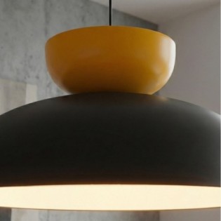 Sava Black+Yellow Pendant Lamp
