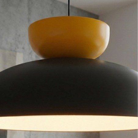 Sava Black+Yellow Pendant Lamp