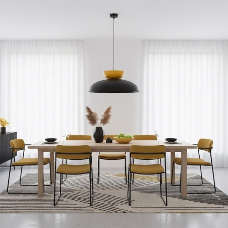 Sava Black+Yellow Pendant Lamp