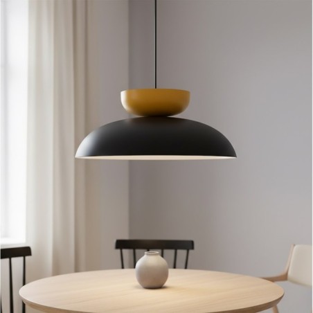 Sava Black+Yellow Pendant Lamp