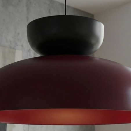 Sava Bordeaux+Black Pendant Lamp