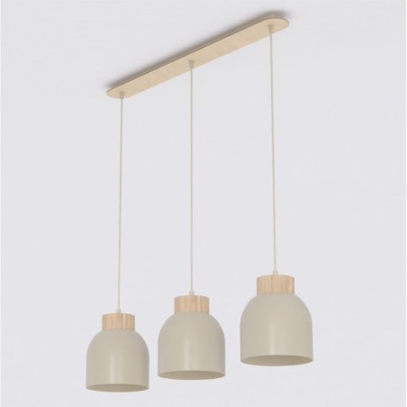Lámpara colgante Oka Moca (3 luces)