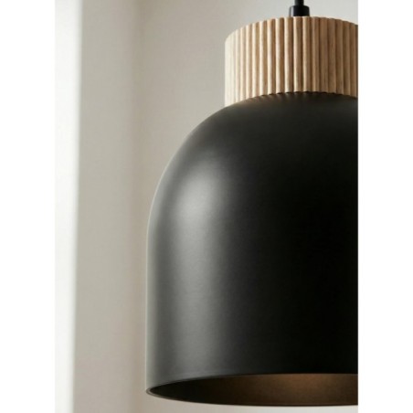 Lámpara colgante Oka Negro (3 luces)