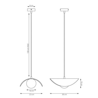 Nera M White Pendant Lamp