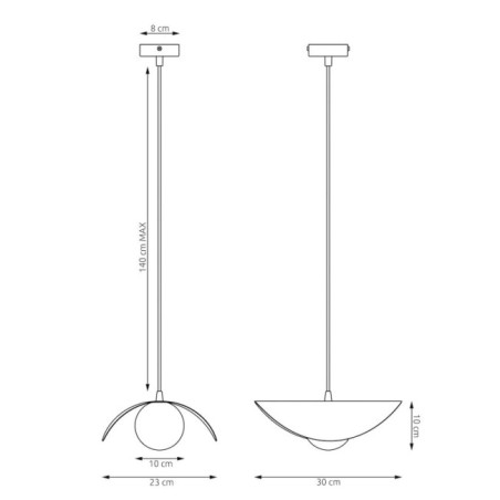 Nera M Moca Pendant Lamp