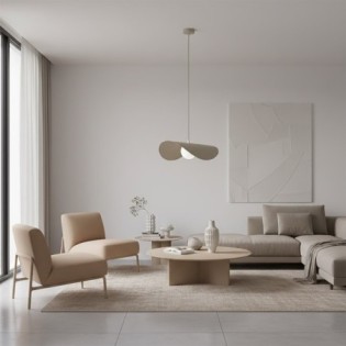 Nera L Hanging Lamp Mocha